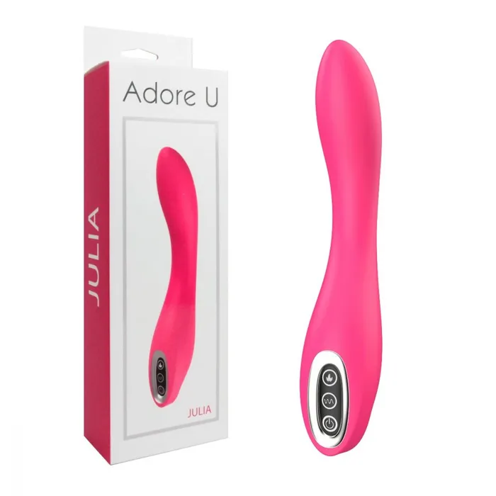 Julia Silicone Rechargeable GSpot Vibrator W Turbo Boost Sexessories Female Sex Toys Julia Silicone Rechargeable GSpot Vibrator W Turbo Boost Sexessories Female Sex Toys