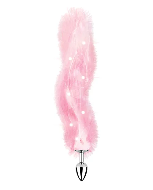 Anal Hott Products Foxy Tail Light Up Faux Fur Butt Plug