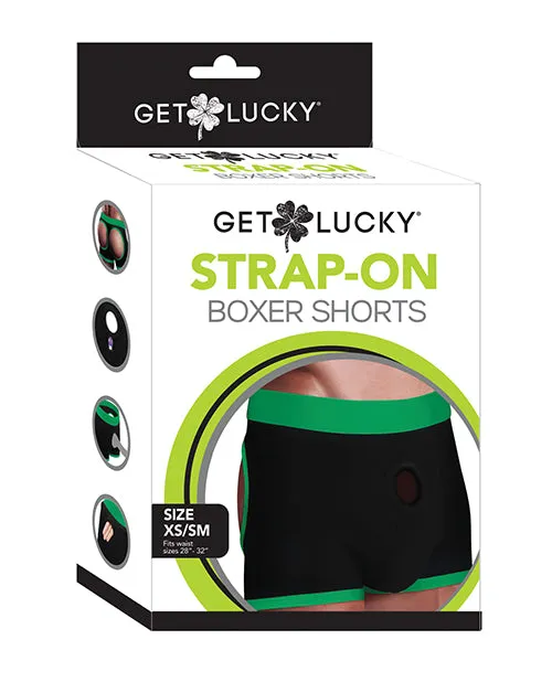 Female Sex Toys Thank Me Now INC Get Lucky Strap On Boxers Blackgreen
