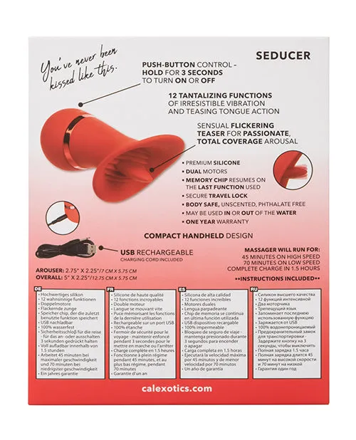 Cal Exotics Vibrators French Kiss Seducer Red
