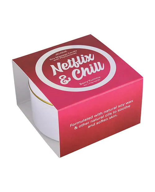 Jelique Massage Candle 4 oz Netflix Chill Berry Yummy Classic Brands Couples
