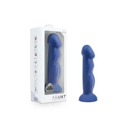 Anal Blush Avant D12 Suko Indigo Prostate Dildo 8 inch