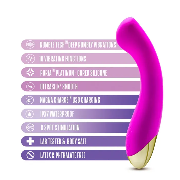 Aria Bangin AF GSpot Vibrator Purple Blush Vibrators