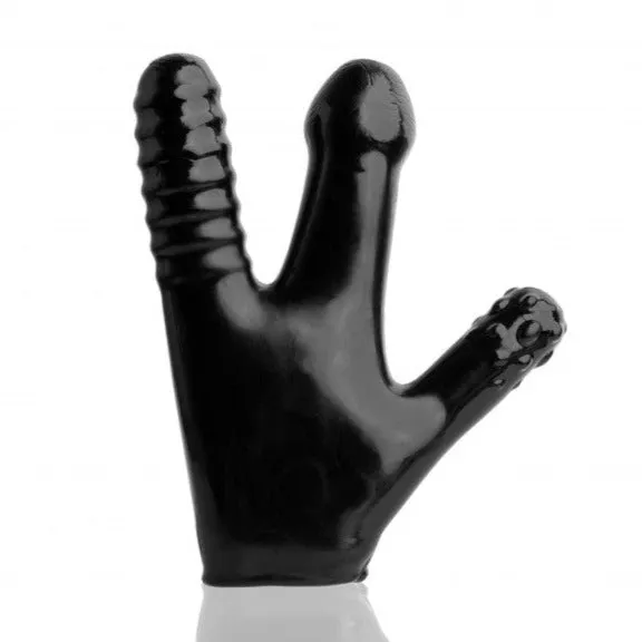 Dildos Oxballs Oxballs CLAW PENETRATOR PEGGER GLOVE Black Dildo Glove