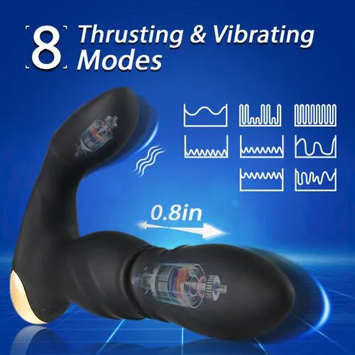 Sxo Toy Shop Female Sex Toys Strong Retractable Anal Vibrator Remote Control