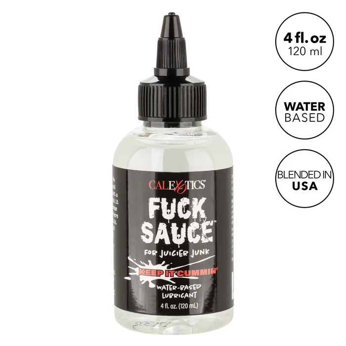 CalExotics Lubricants CaleXOtics Fuck Sauce For Juicier Junk WaterBased Lubricant 4 fl oz120ml