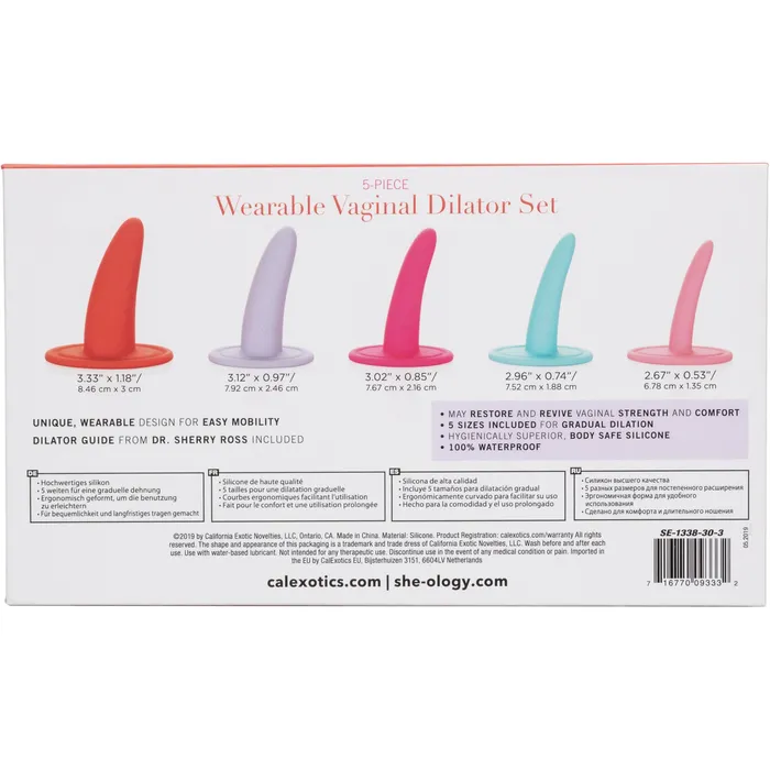 Couples CalExotics CalExotics SheOlogy Wearable Dilator Set 5 Piece Multicolour
