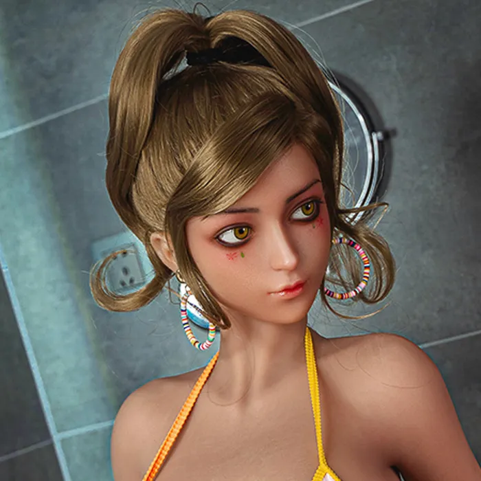 HEADSYS21TANSILICONEBROWNM16IMPLANTED HAIR SY Dolls Male Sex Toys