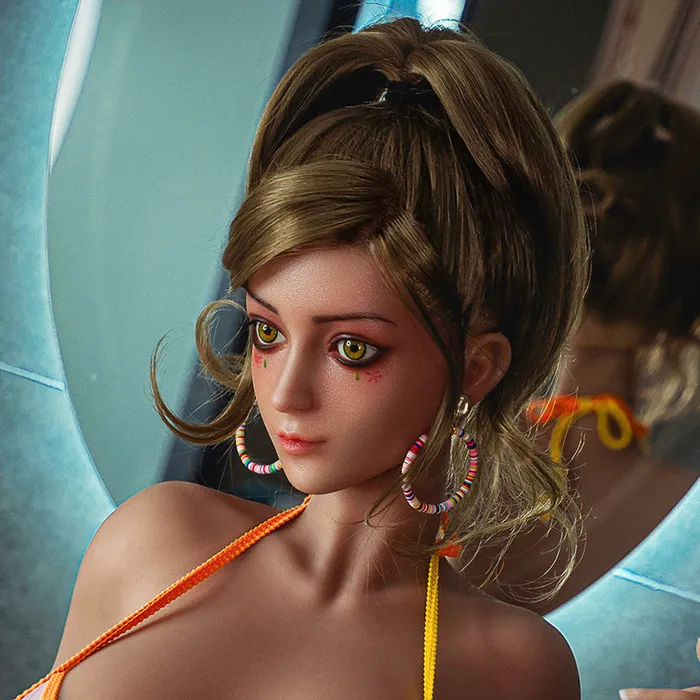 HEADSYS21TANSILICONEBROWNM16IMPLANTED HAIR SY Dolls Male Sex Toys