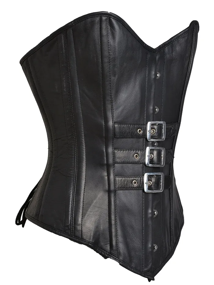 Leather Buckled Vanity Corset HonourSkintwocom Restraints Leather Buckled Vanity Corset HonourSkintwocom Restraints