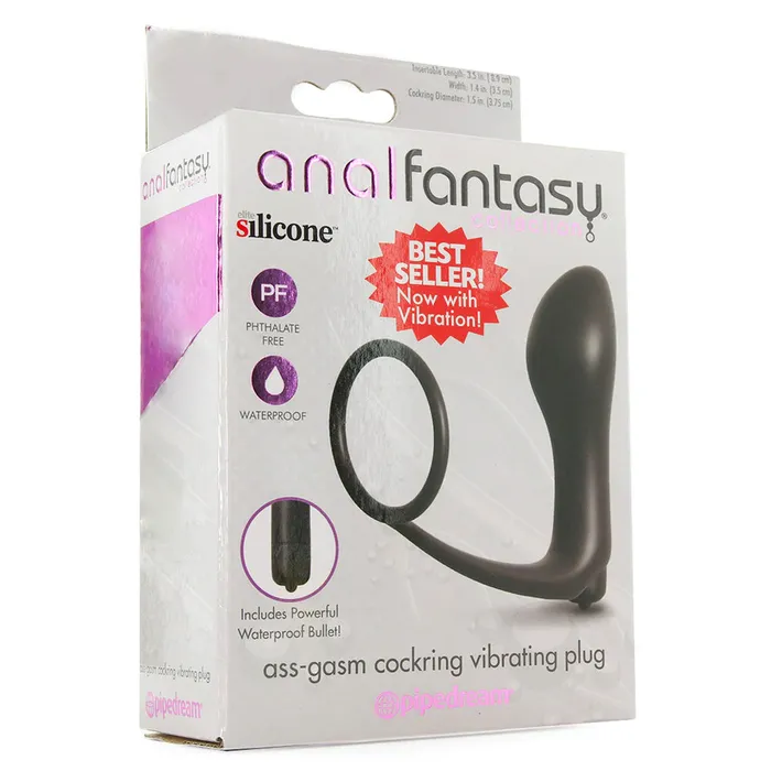 Pipedream Male Sex Toys AssGasm Vibrating Cock Ring Plug Pipedream Male Sex Toys AssGasm Vibrating Cock Ring Plug
