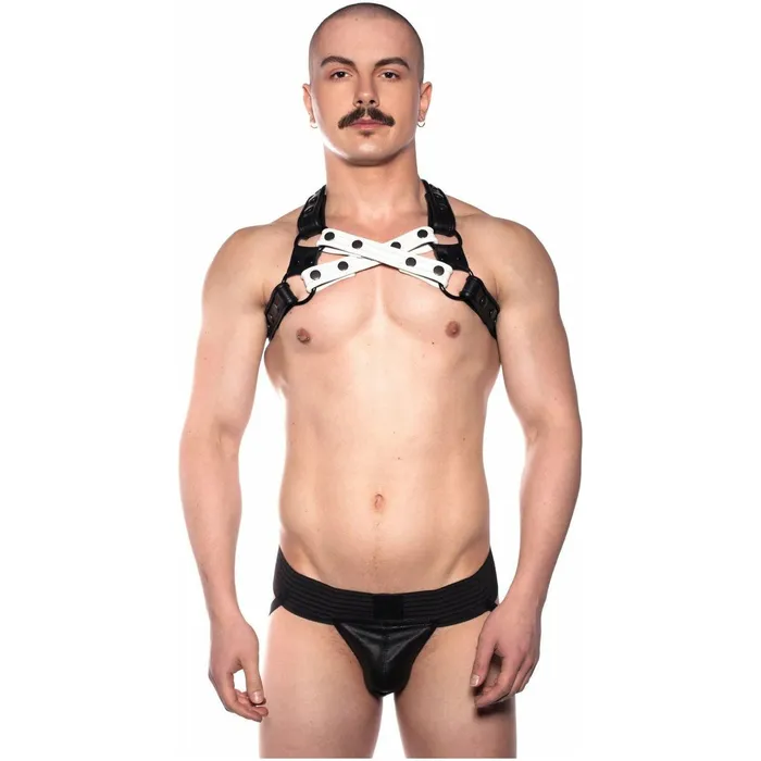 Prowler Prowler RED Leather Pouch Jock Black Small Restraints