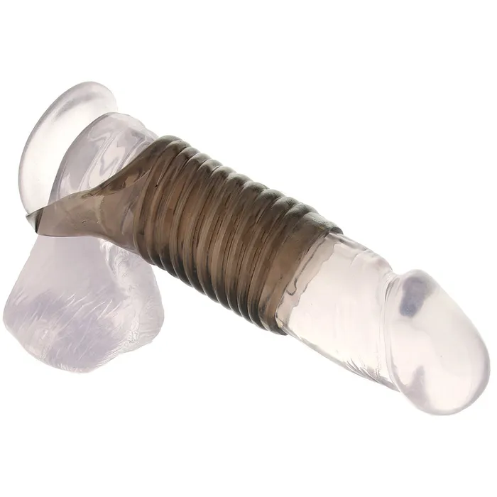 Textured Stimulation Enhancer Penis Sheath in Smoke CalExotics Male Sex Toys Textured Stimulation Enhancer Penis Sheath in Smoke CalExotics Male Sex Toys