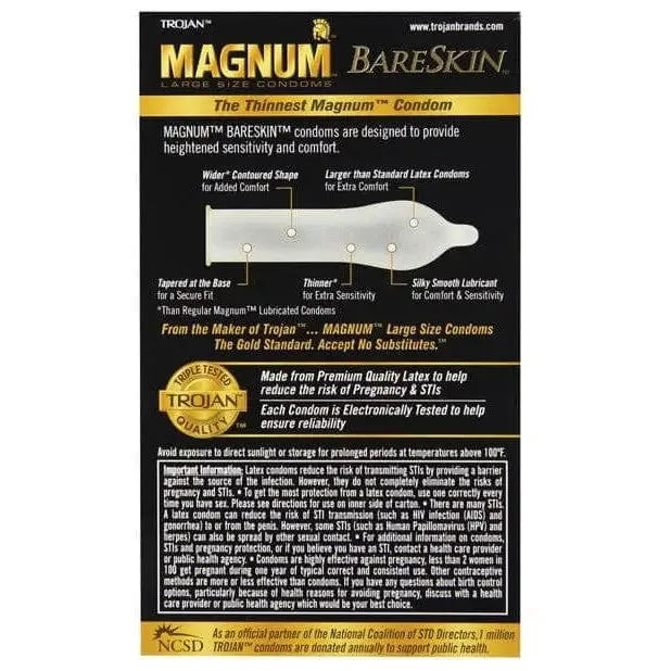 Vibrators Trojan Magnum Bareskin Condoms Trojan Vibrators Trojan Magnum Bareskin Condoms Trojan