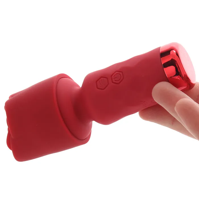 XR Brands Bloomgasm Pleasure Rose Mini Wand Vibrators