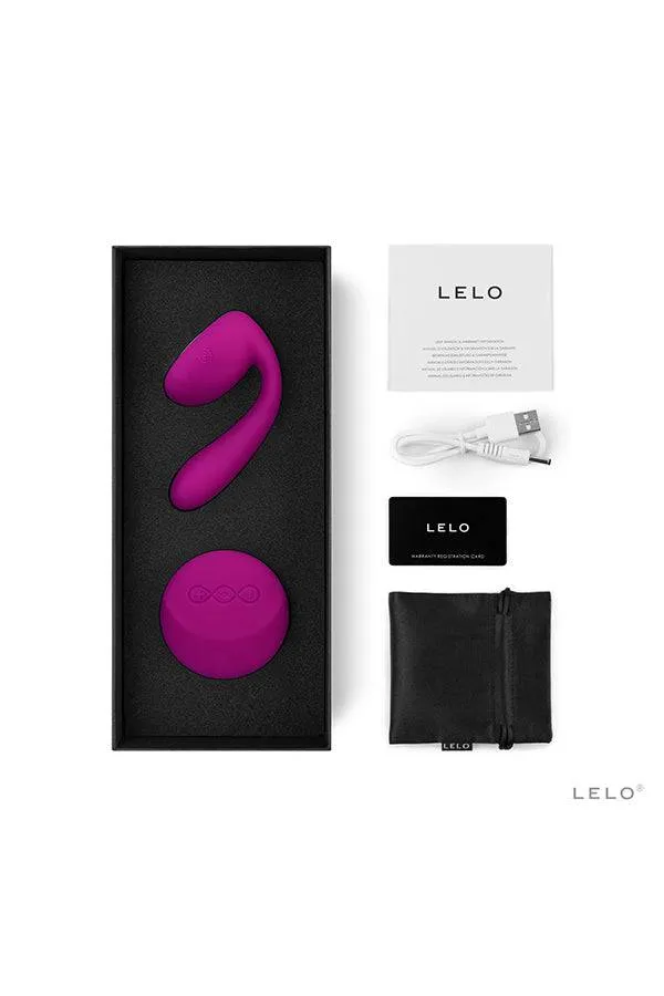 Female Sex Toys Lelo Lelo Ida Remote Control Rotating Couples Vibrator Cerise