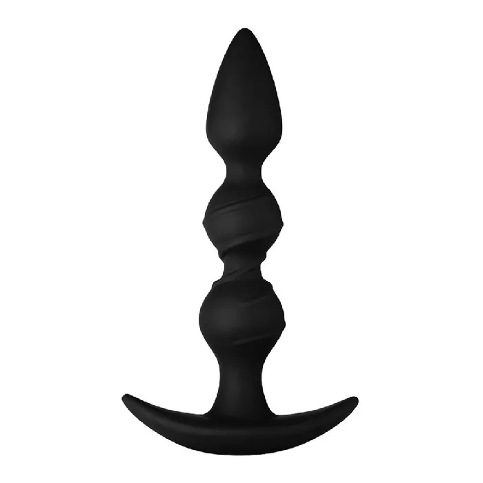 FORTO FORTO F42 Spiral Anal Beads Black Anal