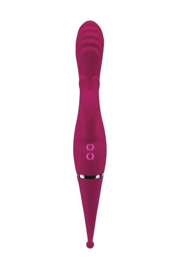 Gender X Four by Four Vibrator Burgundy Evolved Vibrators