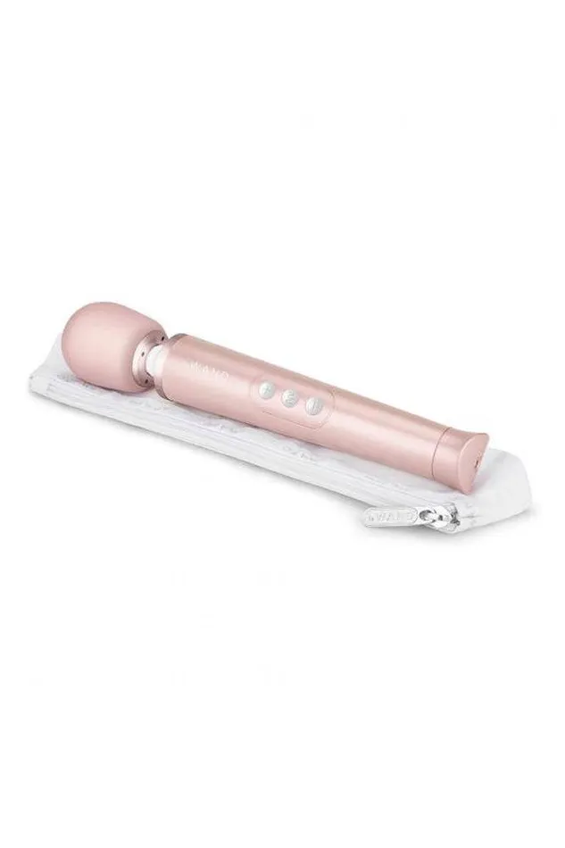 Le Wand Vibrators Le Wand Petite Rechargeable Vibrating Massage Wand Rose Gold