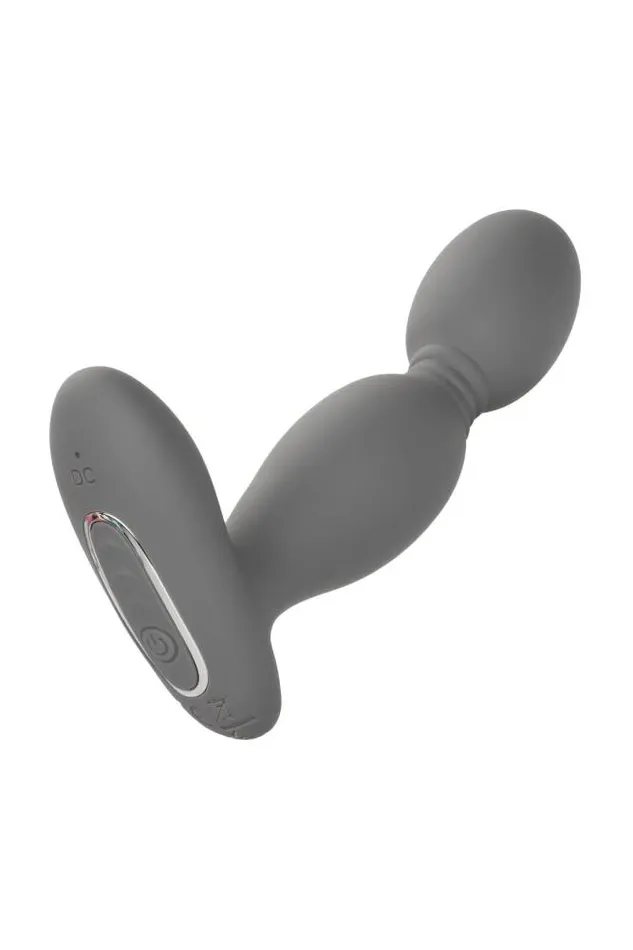 Male Sex Toys Cal Exotics Cal Exotics Eclipse Rotator Prostate Probe Grey