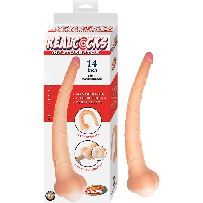 NassToys Realcocks 14 Inch 3in1 Masturbator Light NASSTOYS Male Sex Toys