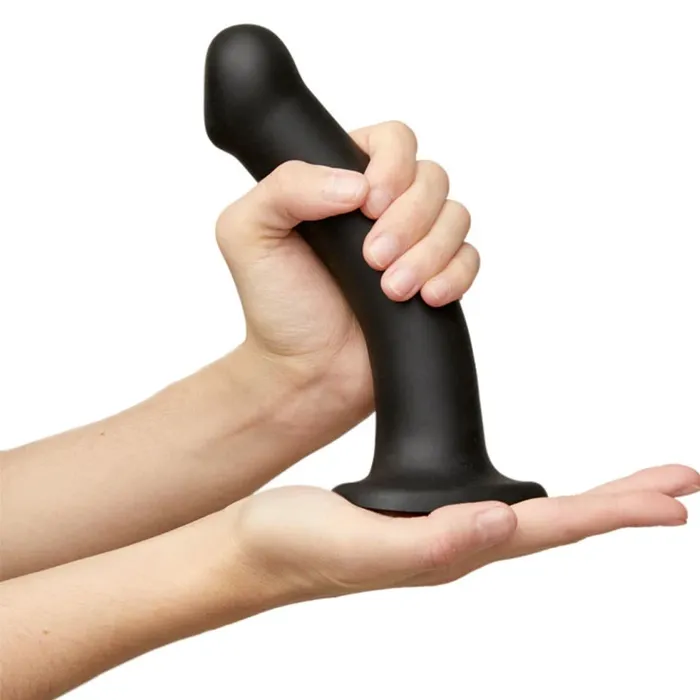 Strap On Me Dual Density Dildo Small Black STRAP ON ME Female Sex Toys