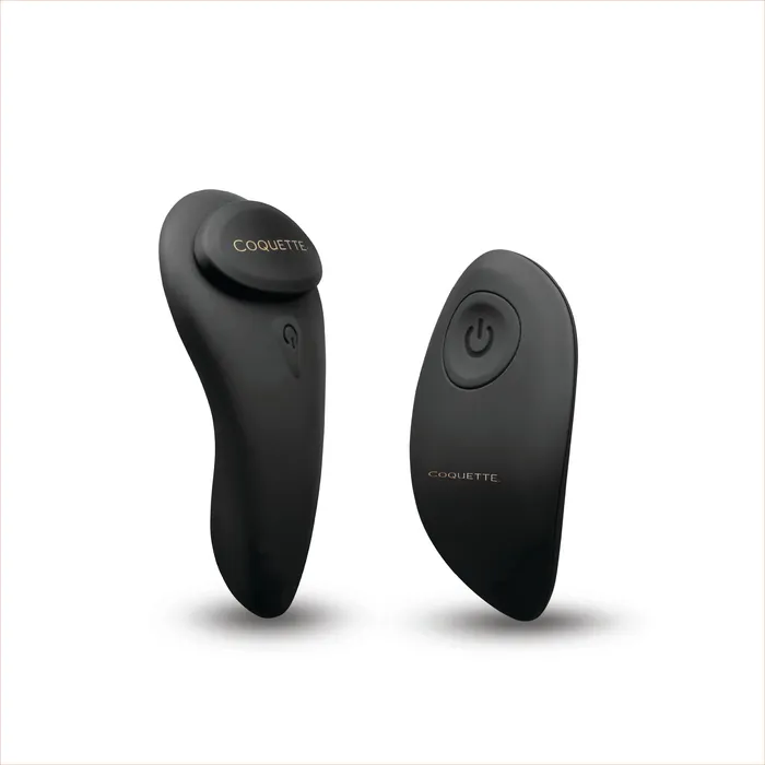 Vibrators Coquette Coquette Pleasure Collection 23606 The Secret Panty Vibe Black