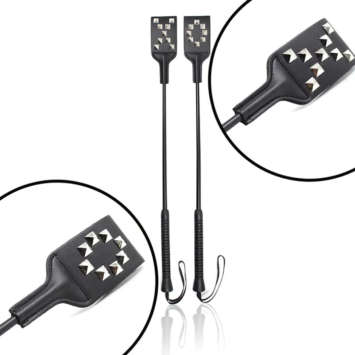 Couples With Handle Rivets SM Spank Paddle Beat Submissive Slave Kinky Fetish BDSM Bondage Whip Torture Adult Sex Toys For Couples LAZADASEXTOYS