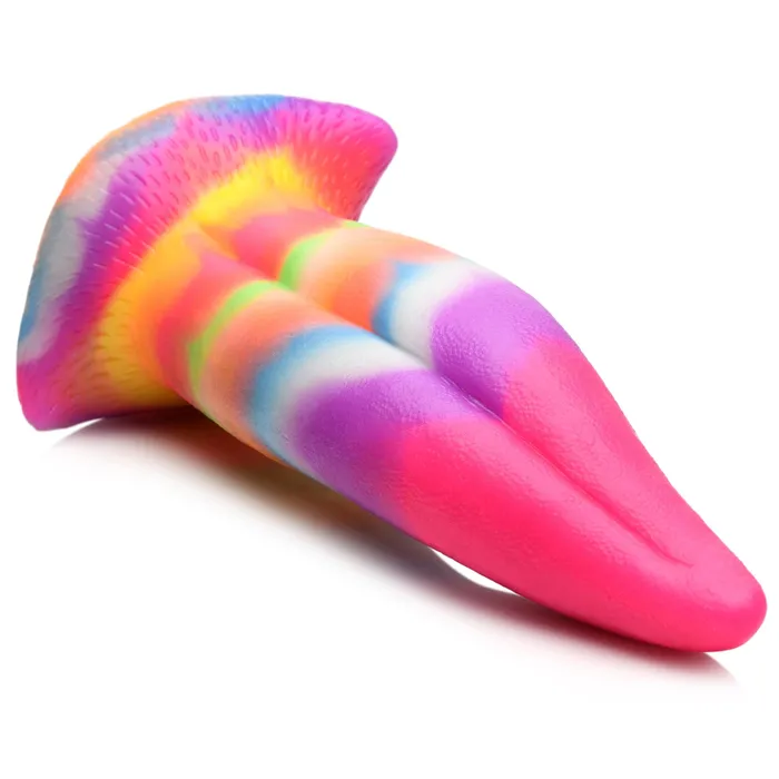Female Sex Toys Creature Cocks Unicorn Kiss Unicorn Tongue GlowintheDark Silicone Dildo