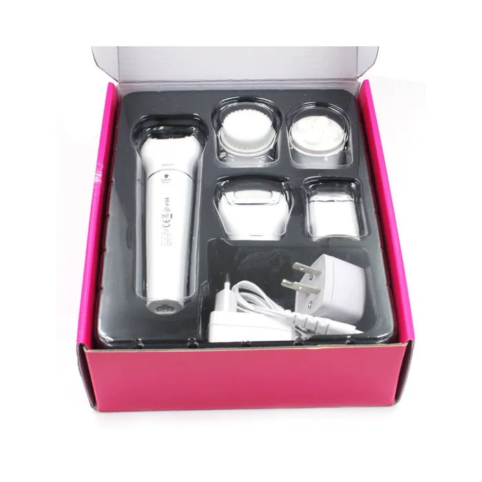 Female Sex Toys missammy 5 in 1 Rechargeable Epilator Cleansing Brush Callus Shaver Removing Beauty Device 794