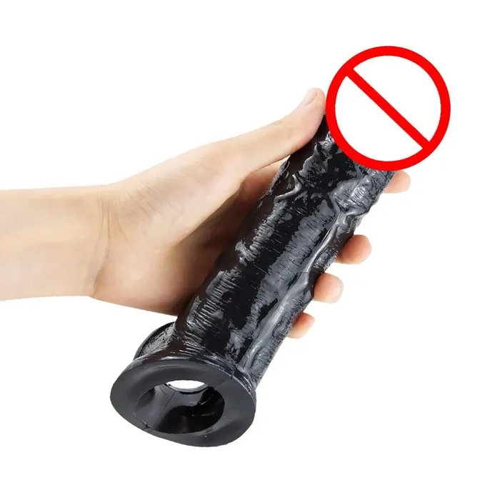 Male Sex Toys Lovegasm Mandingo Fulfillment Realistic Penis Extender Sleeve