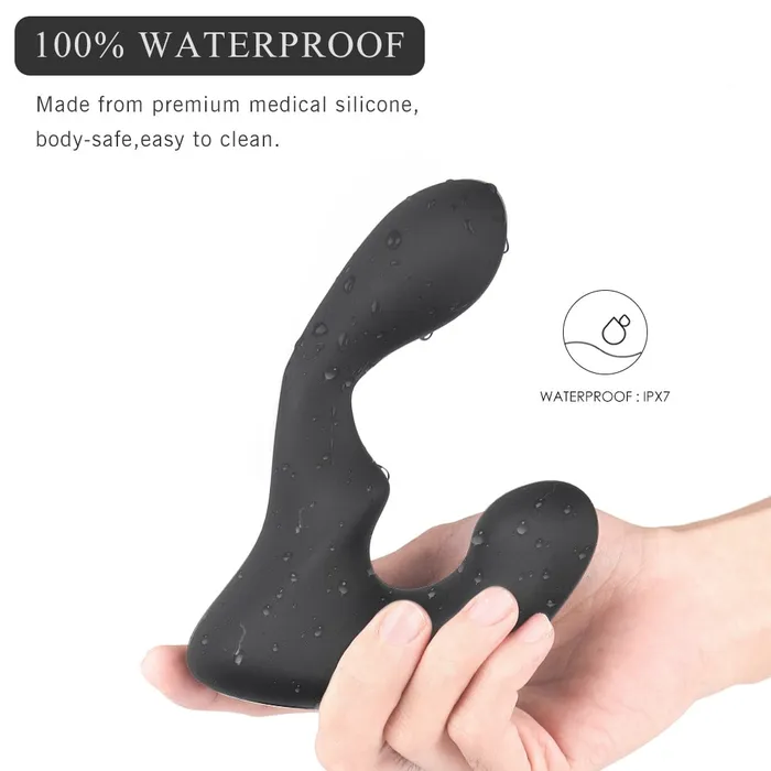 9 Combined Modes WaveMotion Vibrating Prostate Massager Anal Vibrator YOSPOSS Male Sex Toys