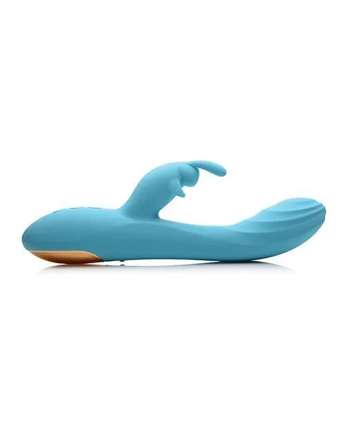 Curve Novelties Vibrators Curve Novelties Power Bunnies Snuggles 10x Silicone Rabbit Vibrator Blue Curve Novelties Vibrators Curve Novelties Power Bunnies Snuggles 10x Silicone Rabbit Vibrator Blue