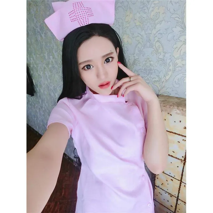 Erox EROX Royal Road Sexy Nurse Costume Pink Vibrators Erox EROX Royal Road Sexy Nurse Costume Pink Vibrators