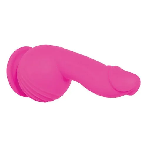 Evolved Ballistic Silicone Rechargeable Dildo Vibrator 75 Pink Evolved Vibrators