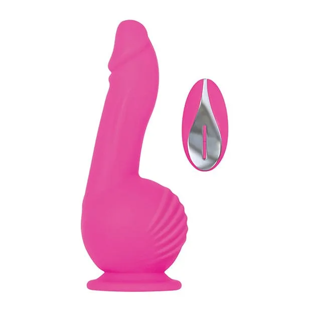 Evolved Ballistic Silicone Rechargeable Dildo Vibrator 75 Pink Evolved Vibrators
