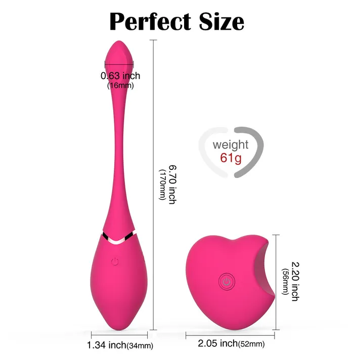 Female Sex Toys Remote Control 10 Frequency Bullet Jump Egg Vibrator Kegel Ball YOSPOSS