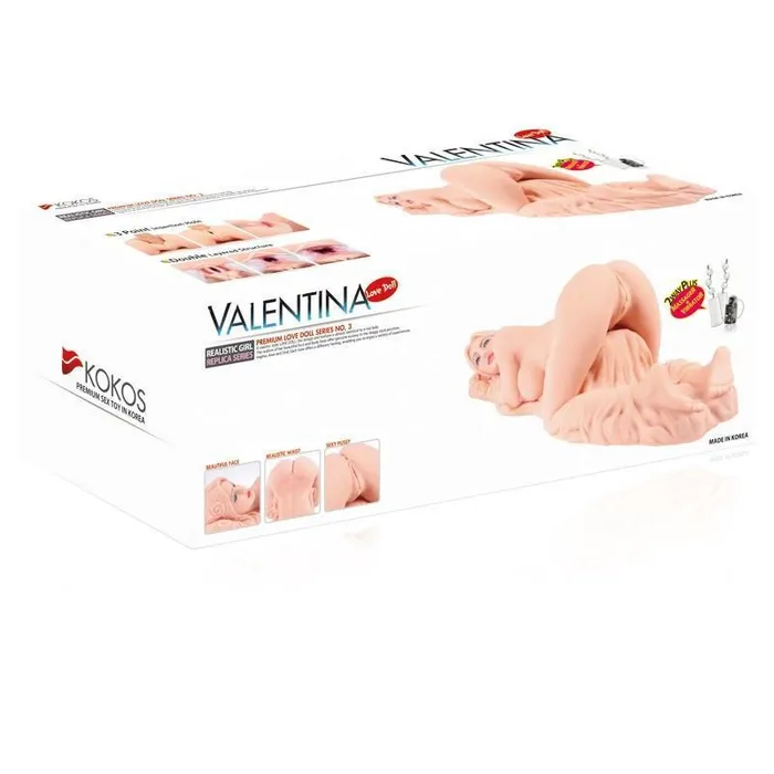 Kokos Male Sex Toys Kokos Valentina Mini Doll with Vibration Meiki Beige