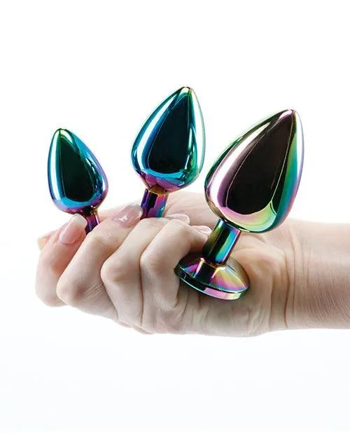 Rear Assets Rainbow Gem Anal Trainer Kit Multi Color Ns Novelties INC Anal