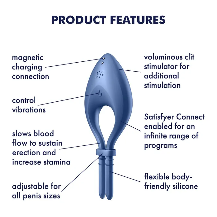 Satisfyer Satisfyer Bulls Eye AppControlled Adjustable Vibrating Cock Ring Couples Satisfyer Satisfyer Bulls Eye AppControlled Adjustable Vibrating Cock Ring Couples
