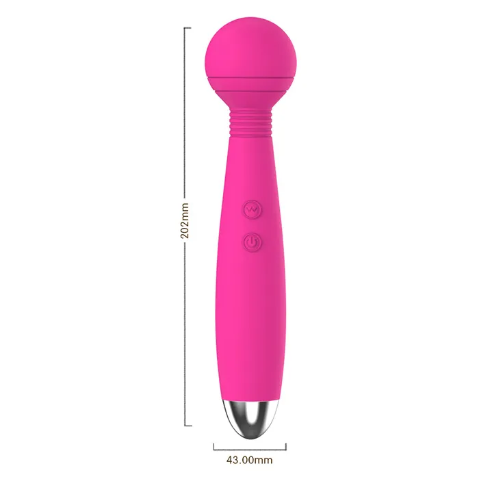 Soft Wand Vibrator MultiSpeed Vibrations for Teasing and Body Massager YOSPOSS Vibrators