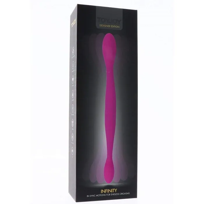 ToyJoy Vibrators ToyJoy Infinity Double Dildo Vibrator Pink