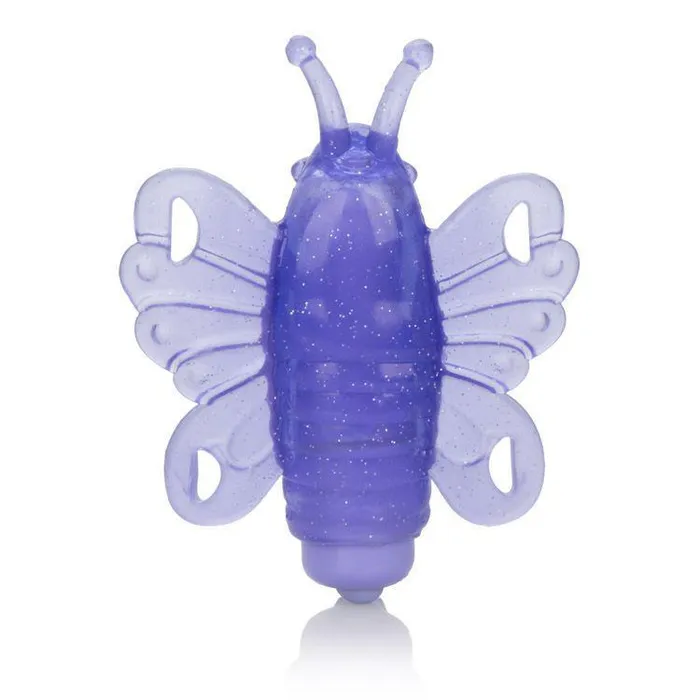 Vibrators California Exotics California Exotics Venus Butterfly Mini Wireless Clit Massager Purple