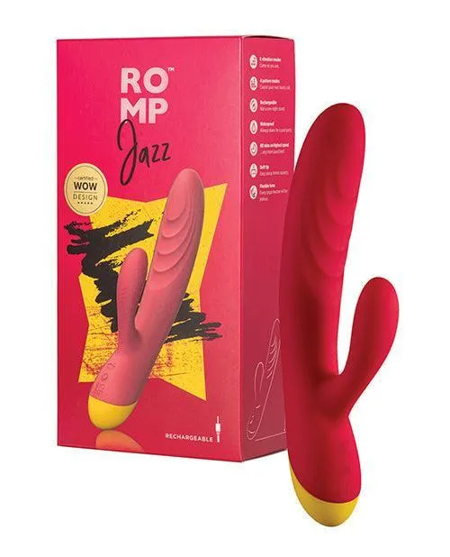 Wow Tech Female Sex Toys Romp Jazz Rabbit Vibrator Berry