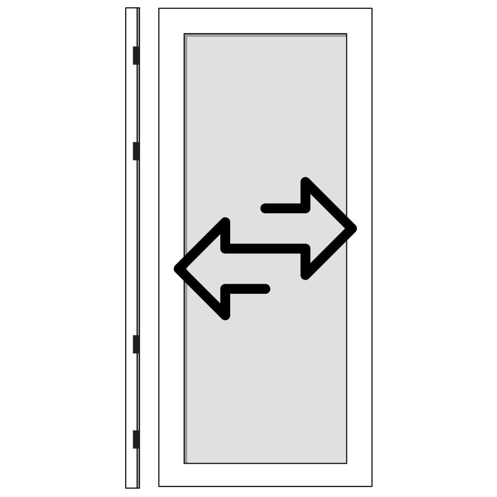 Black Full-view Aluminum Storm Door L715