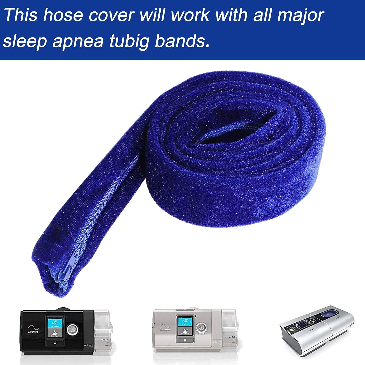 CPAP Hose Cover with Zipper Fleece Tubing Insulator B1367