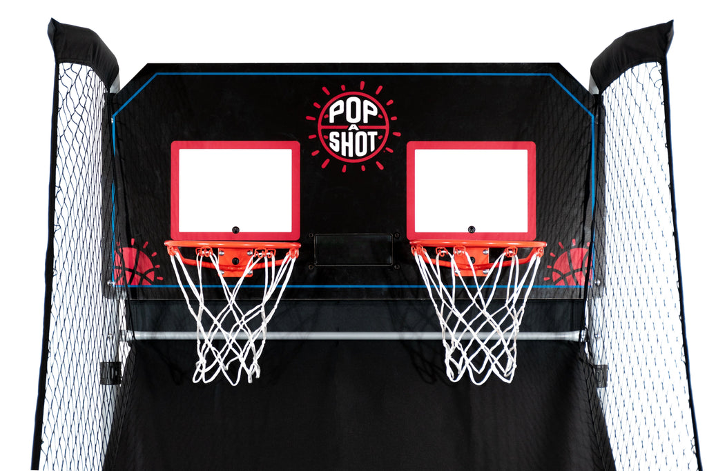 Black Foldable Basketball Arcade Game with 7 Basketballs H471