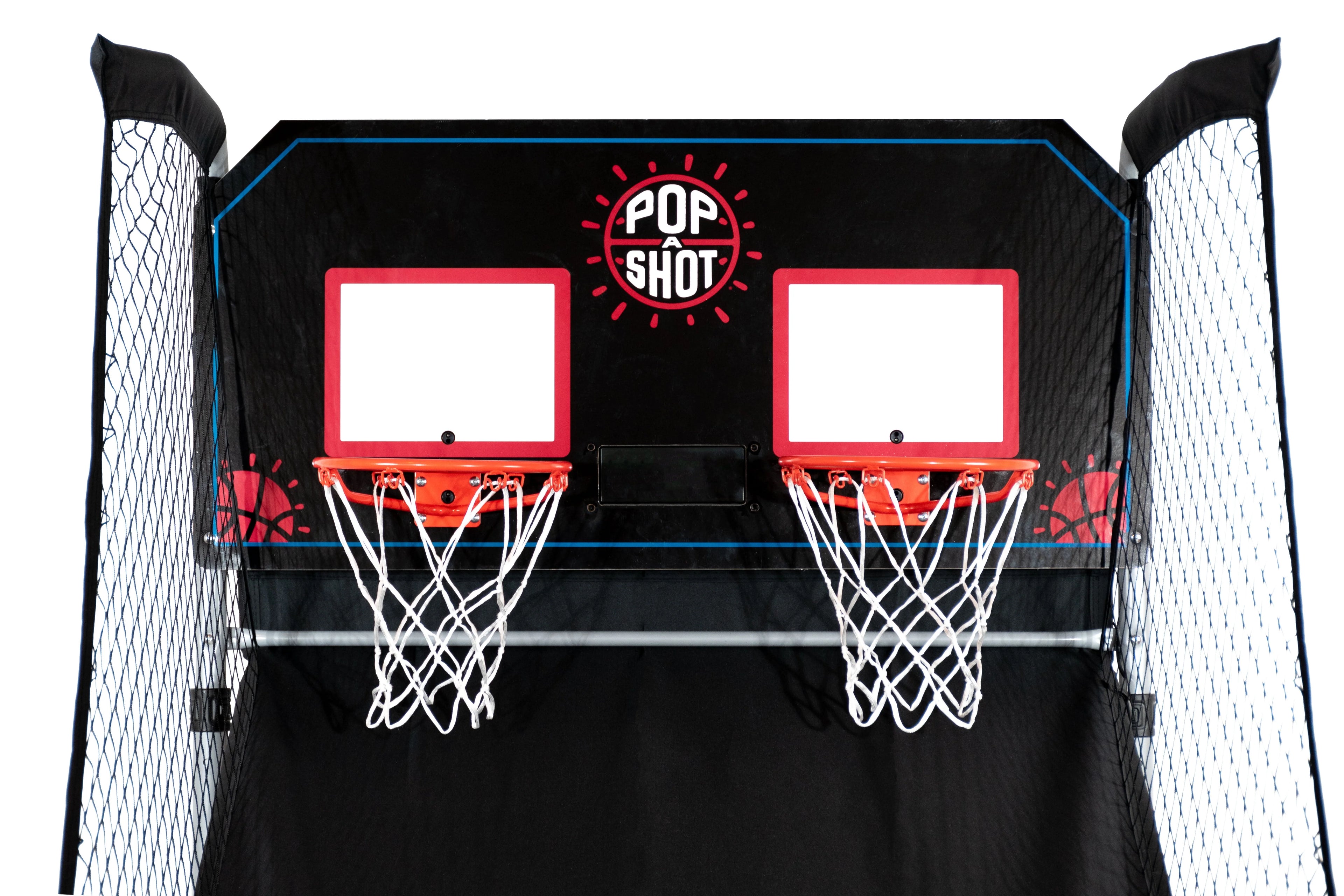 Black Foldable Basketball Arcade Game with 7 Basketballs H471