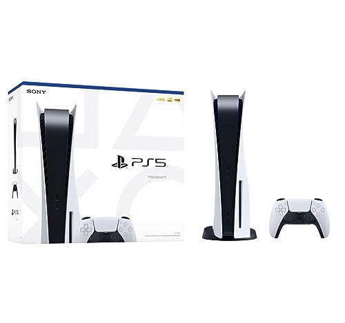 Playstation 5 Disc Edition 825GB Gaming Console with Wireless Dual Charger Dock Controller for PS5 W912124