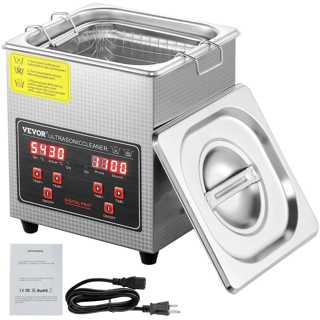 2L Ultrasonic Cleaner with Timer Heating U49766
